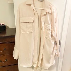 H&M oversized blouse overshirt/shacket